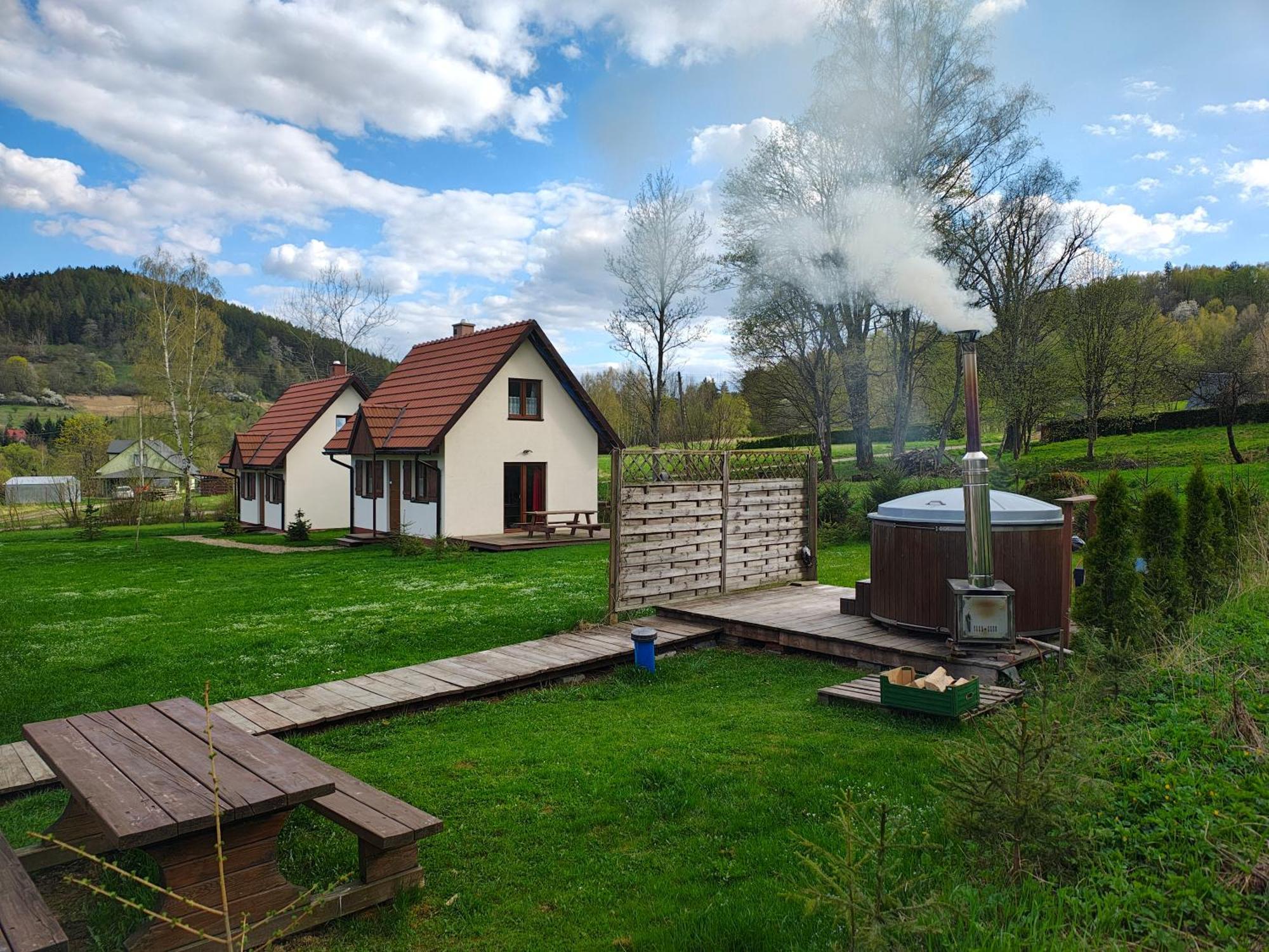 Ferienwohnung Bieszczadzkie Brzegi Ustrzyki Dolne Exterior foto